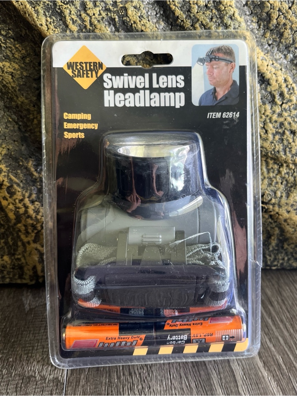 Western Safety Swivel Lens Headlamp - camping, Emergency & Sports.